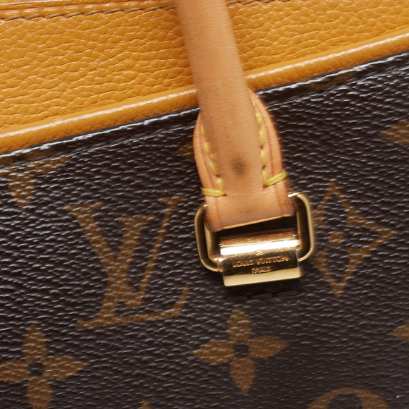 LOUIS VUITTON Saffran Monogram Canvas Pallas MM Bag - Picture 6 of 8